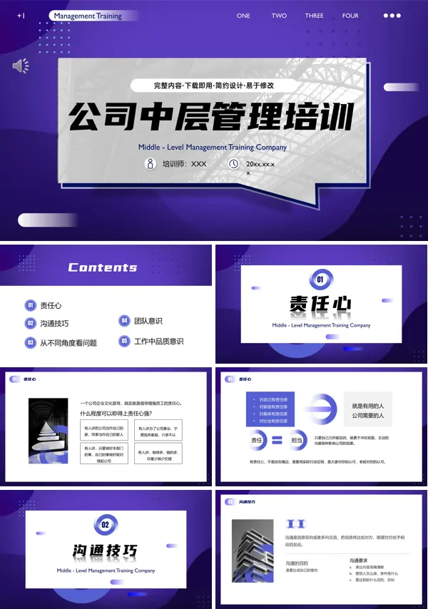 公司中层管理人员培训PPT