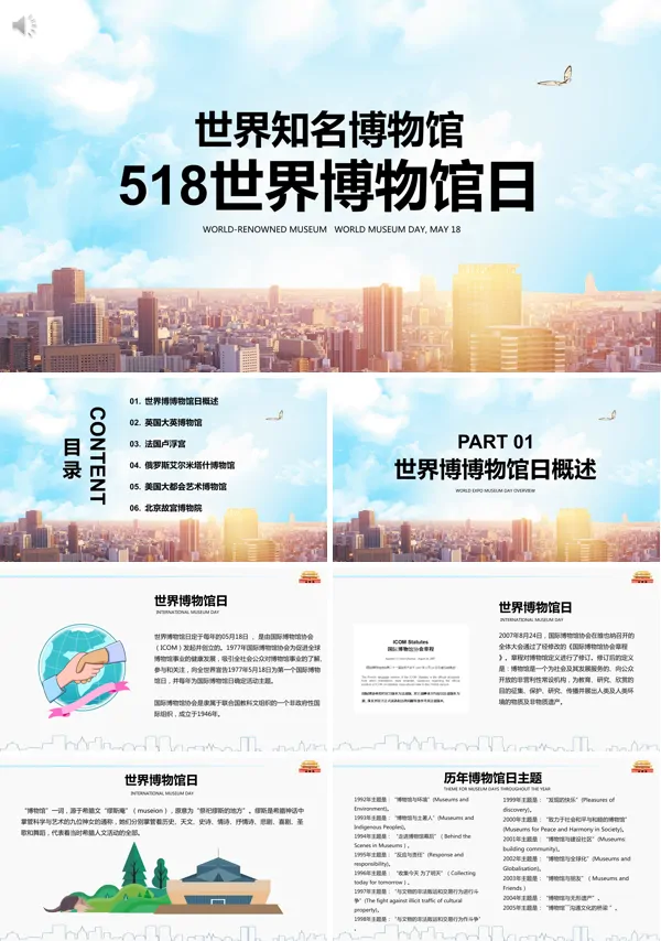 世界博物馆日PPT