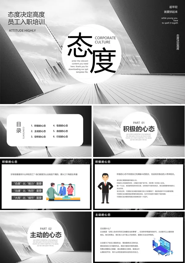 态度决定一切PPT含讲稿