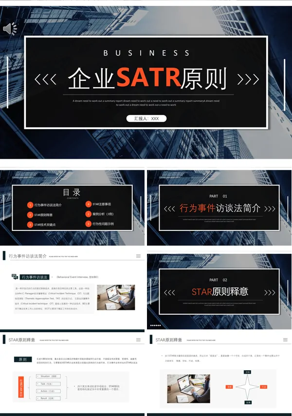 企业STAR原则培训知识讲解PPT课件
