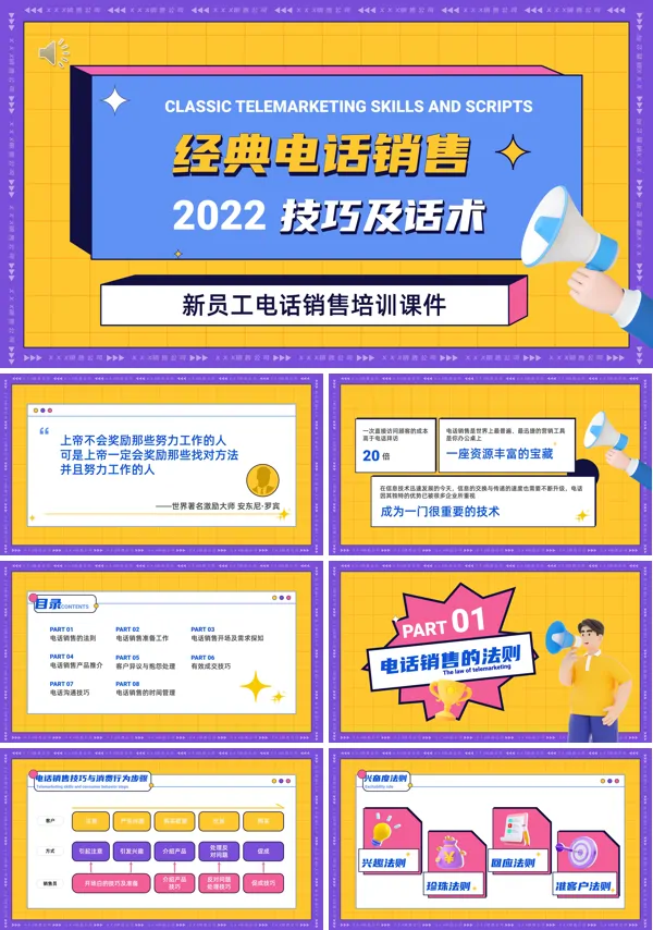 电话销售技巧和话术培训PPT