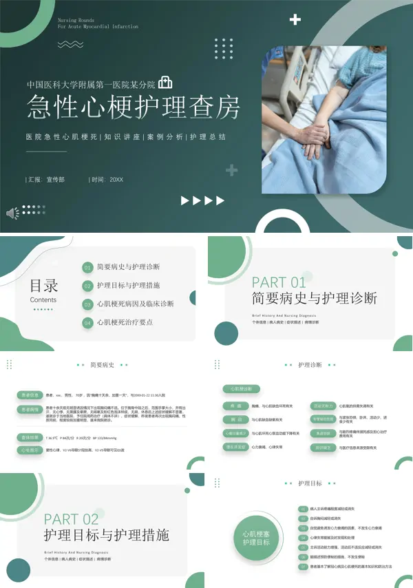 最新急性心梗护理查房PPT