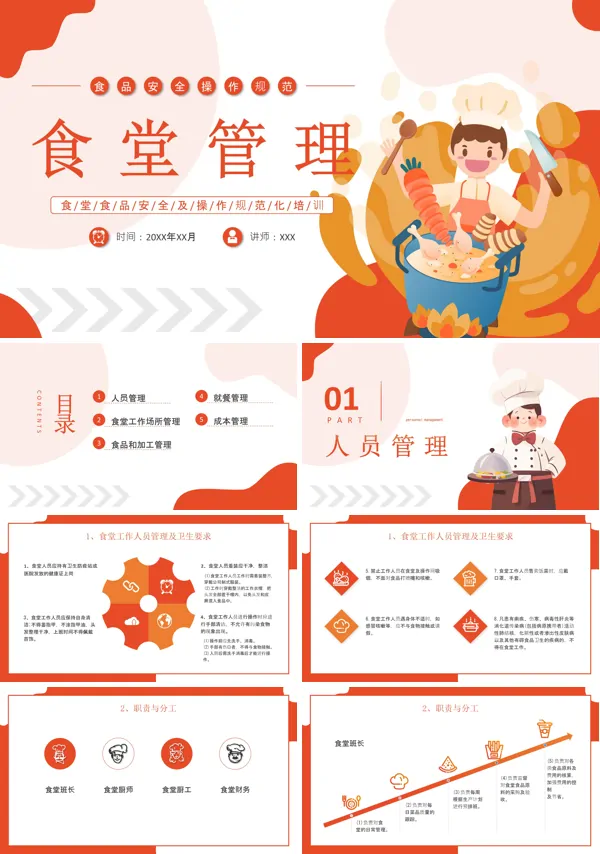学校食堂培训PPT课件免费下载