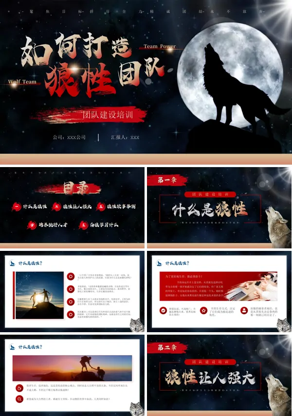 如何打造狼性团队ppt课件