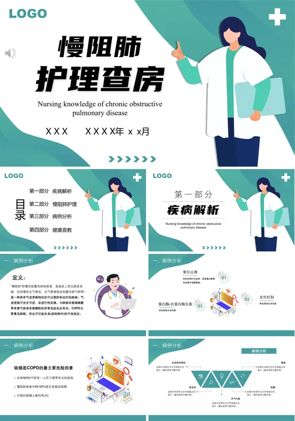 慢阻肺病人护理查房及病例讨论PPT