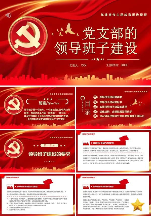 党支部的领导班子建设培训PPT