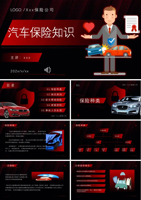 汽车保险知识PPT课件