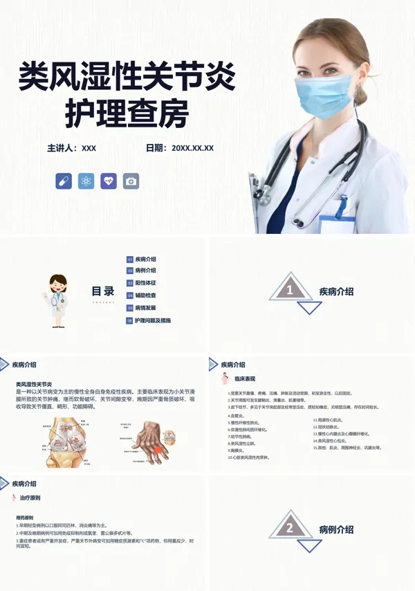 类风湿性关节炎护理查房PPT