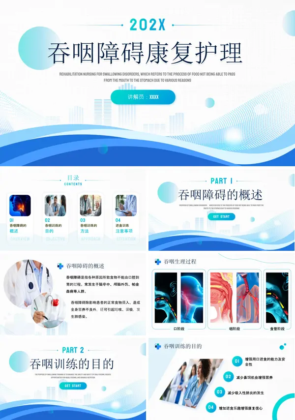 吞咽障碍的康复护理PPT