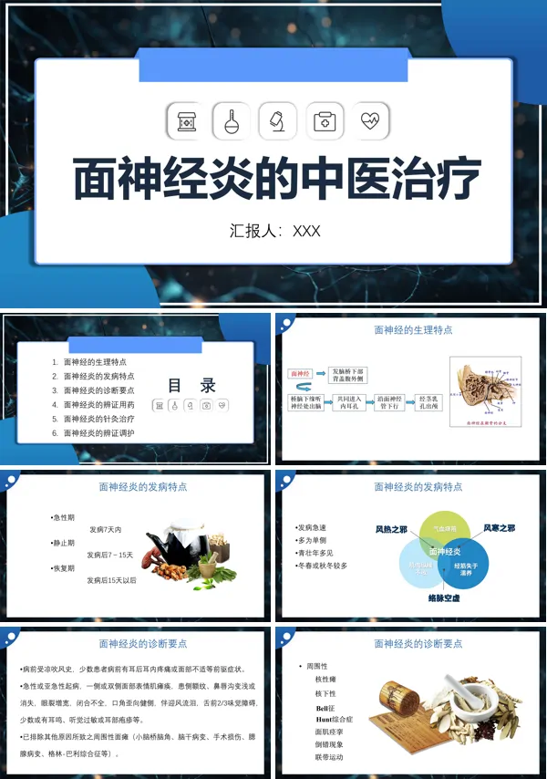 面神经炎中医治疗PPT课件