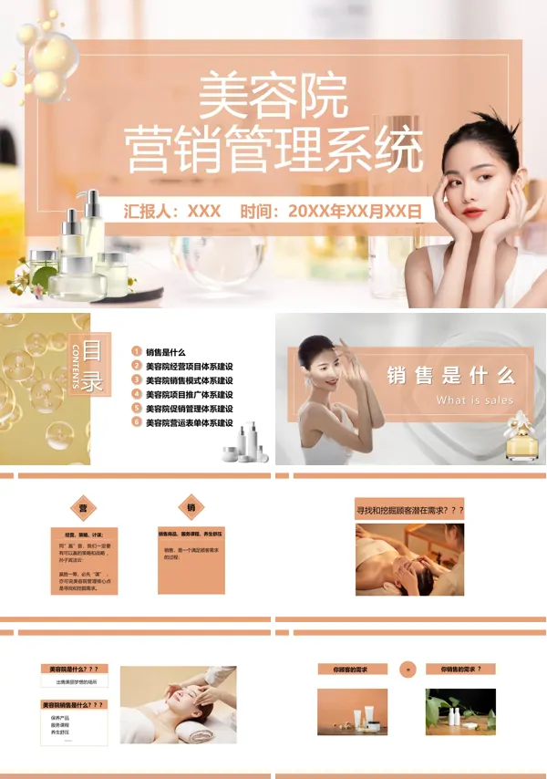 美容院系统培训营销管理PPT课件