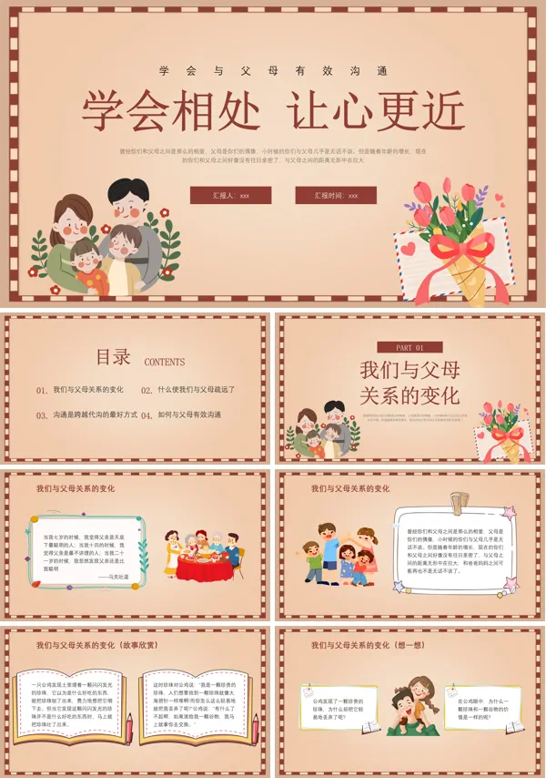 学会与父母有效沟通PPT课件