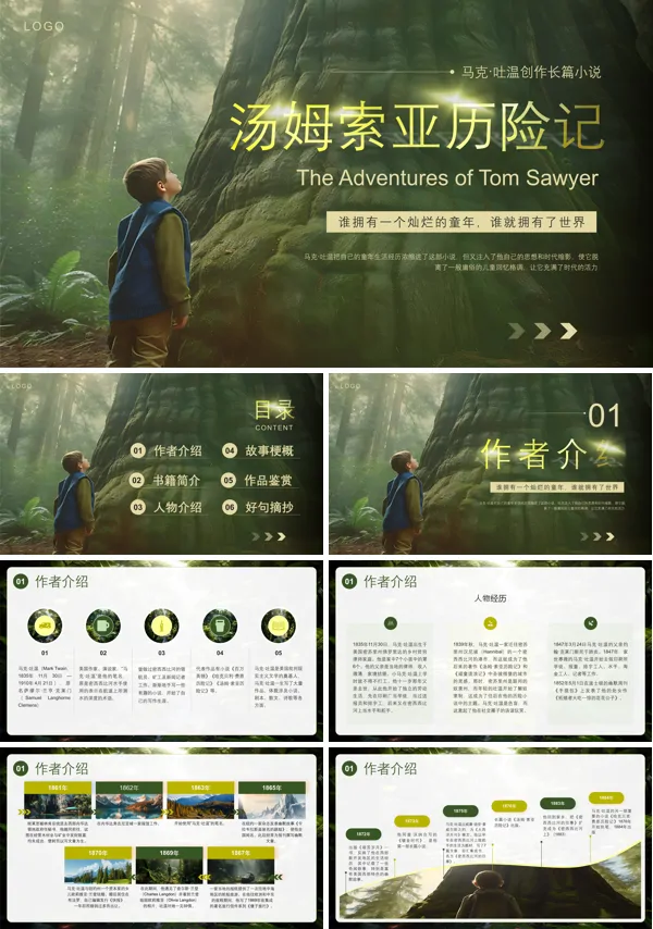 《汤姆索亚历险记》优秀课件PPT含讲稿