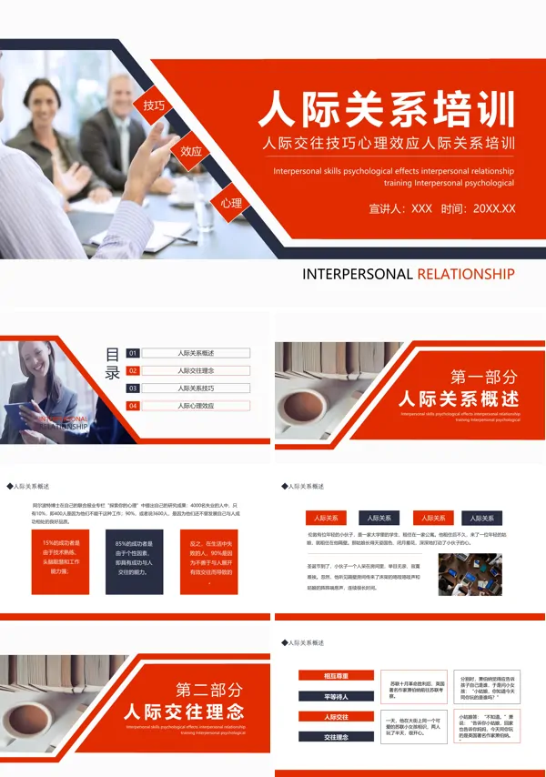 人际交往技巧人际关系培训PPT课件