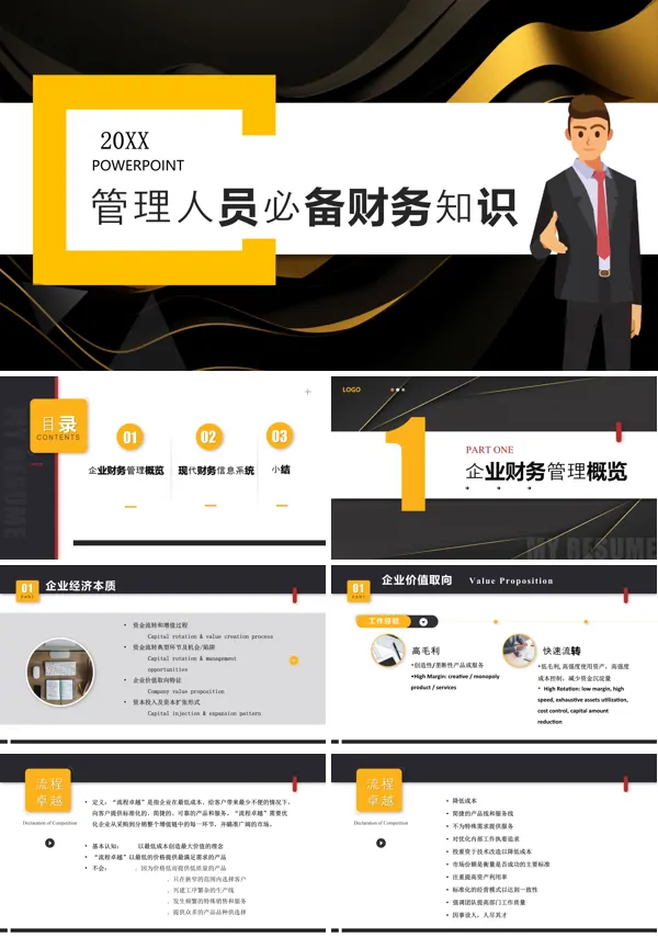 管理人员必备财务知识培训PPT课件免费下载