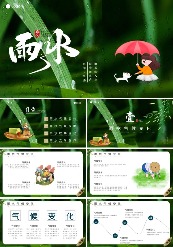 雨水ppt免费下载