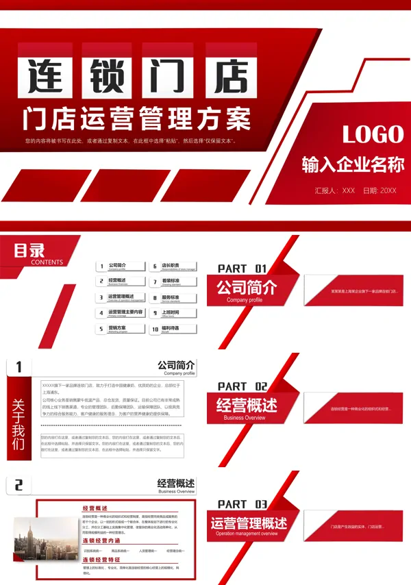 连锁门店运营方案课件PPT模板
