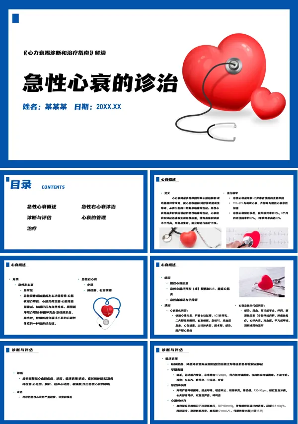 心力衰竭诊断标准最新指南PPT