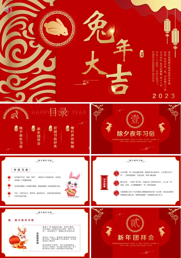兔年专题介绍PPT