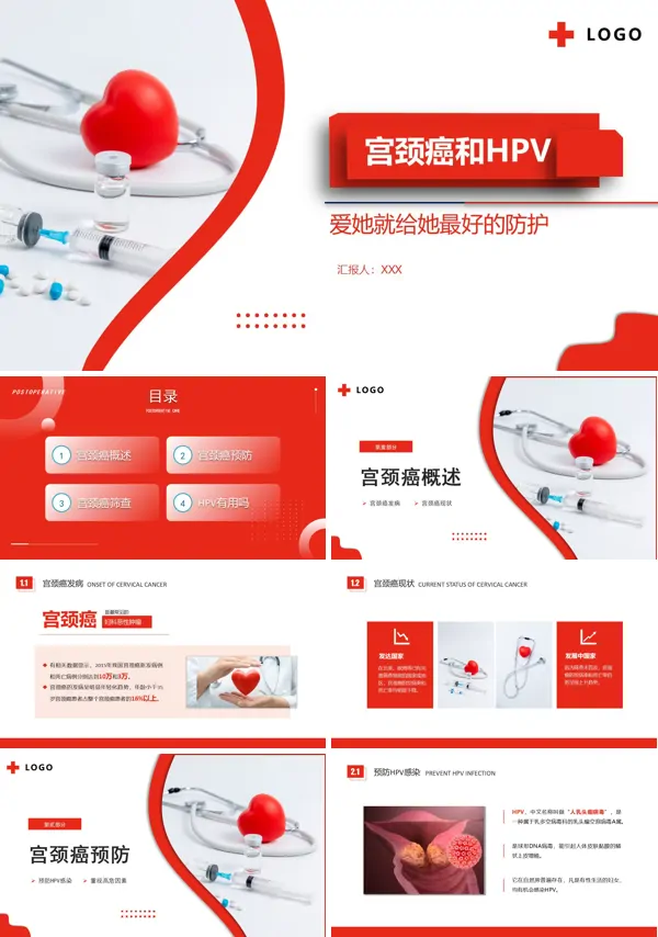 宫颈癌和hpv疫苗科普PPT