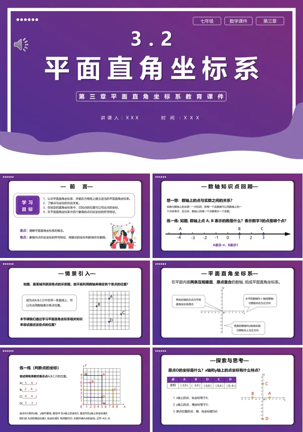 平面直角坐标系优秀ppt课件