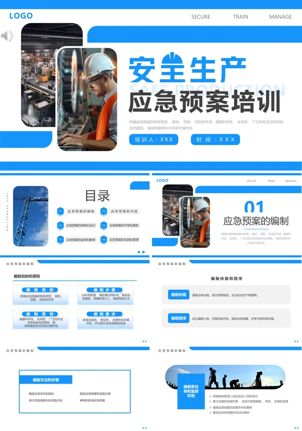 安全生产应急预案专题培训课件PPT