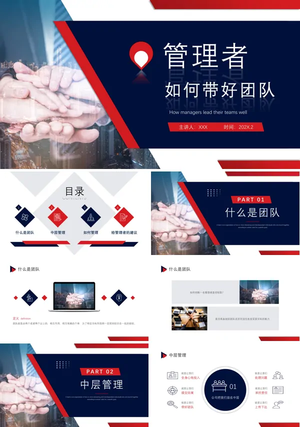 企业团队管理经验分享如何管理好团队培训课件PPT