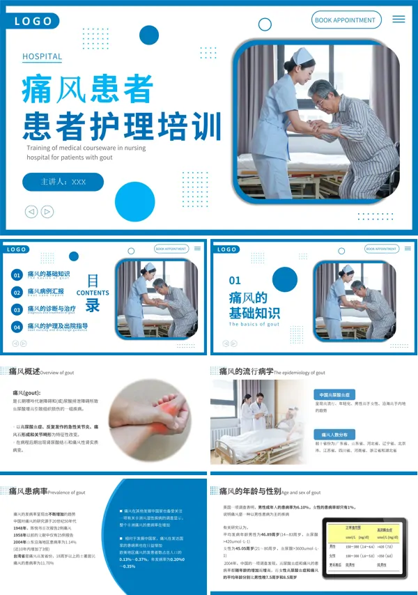 痛风病人护理PPT课件