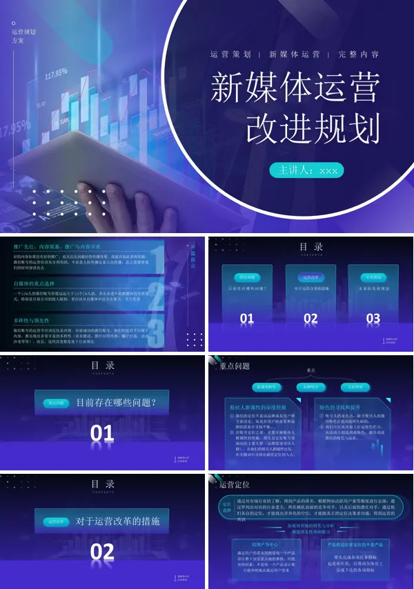 新媒体营销运营规划PPT