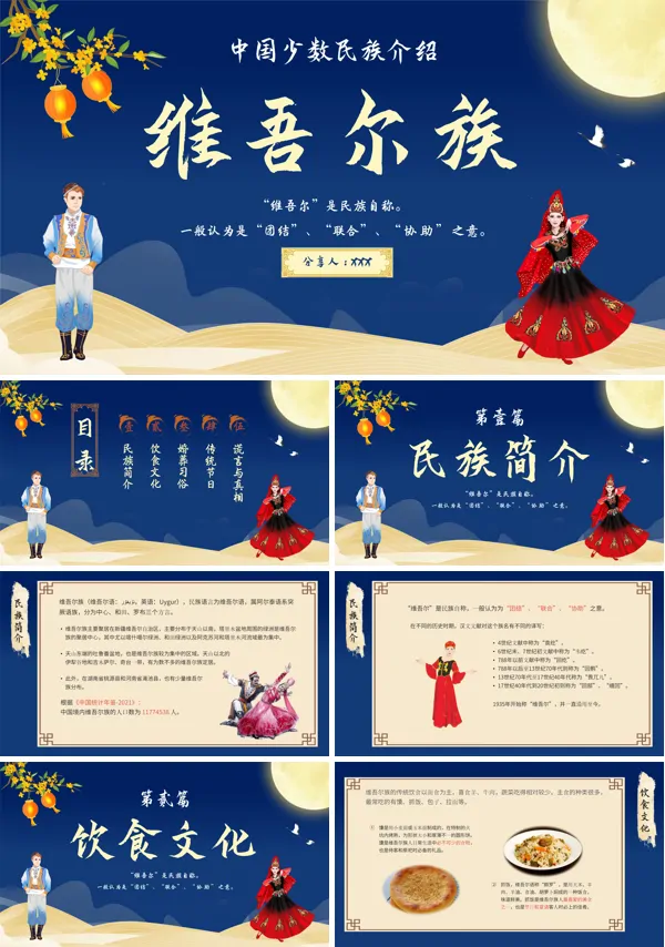 少数民族文化之维吾尔族介绍PPT课件