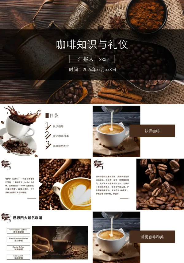 咖啡知识与礼仪PPT