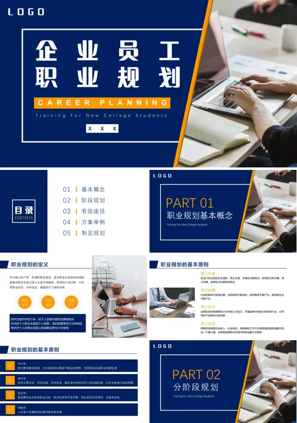 员工职业生涯规划ppt模板