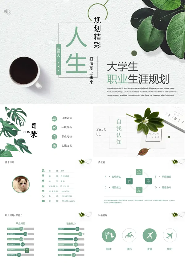 大学生职业生涯规划ppt