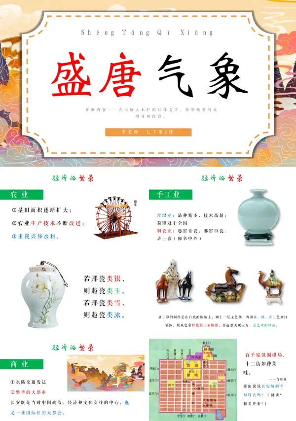 七年级下册《盛唐气象》PPT课件