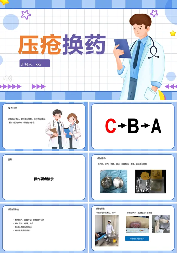 压疮换药PPT模板