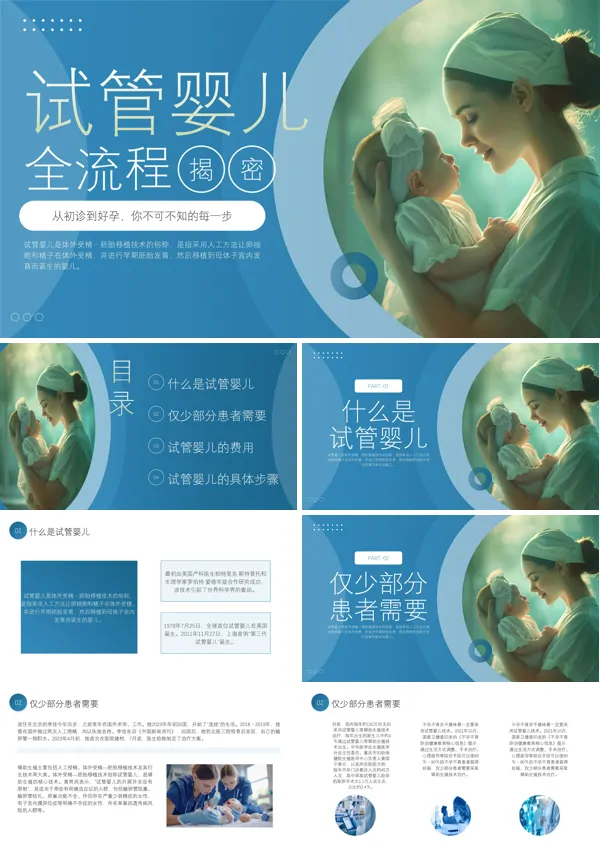 试管婴儿的科普教育PPT含讲稿