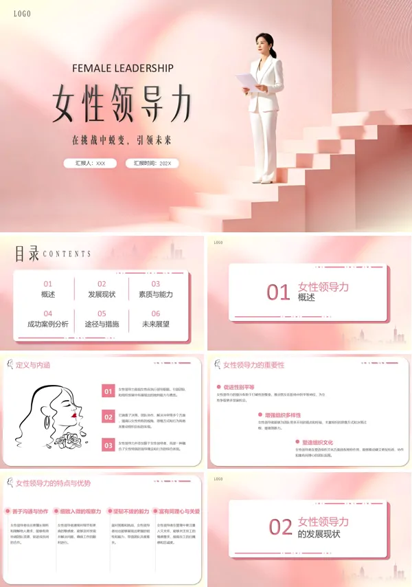 职场女性领导力提升PPT课件含讲稿