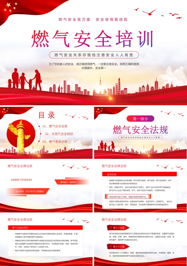 燃气安全知识培训课件