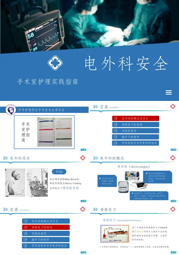 医院手术室电外科安全PPT