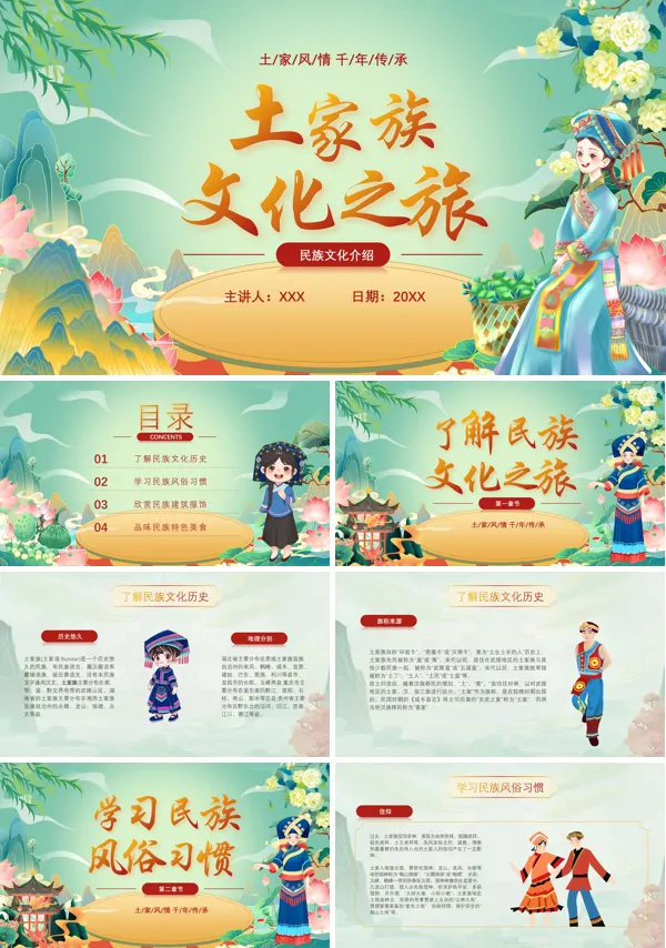 文化介绍土家族风俗PPT课件