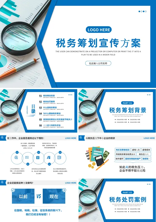 税务筹划方案PPT