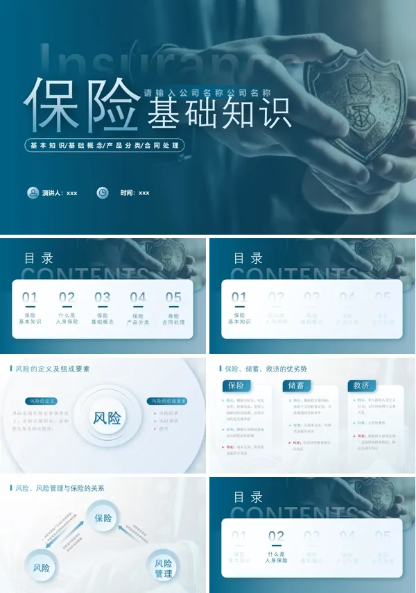保险知识培训课程培训ppt