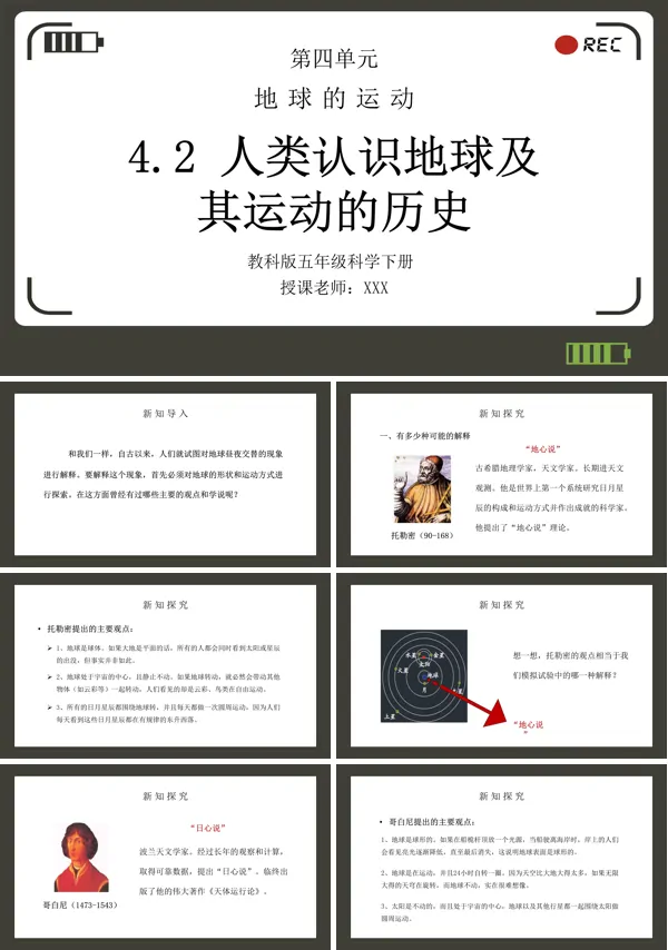 《地球的运动-人类认识地球及其运动的历》PPT课件