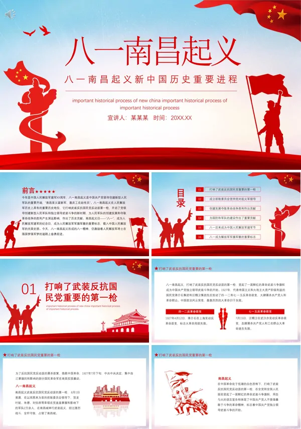 八一南昌起义的历史意义PPT