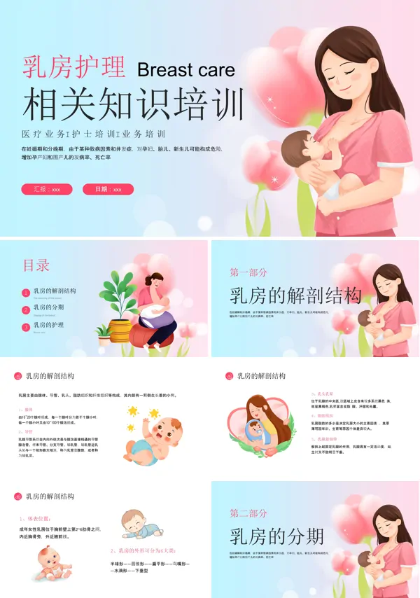 乳房护理相关知识ppt