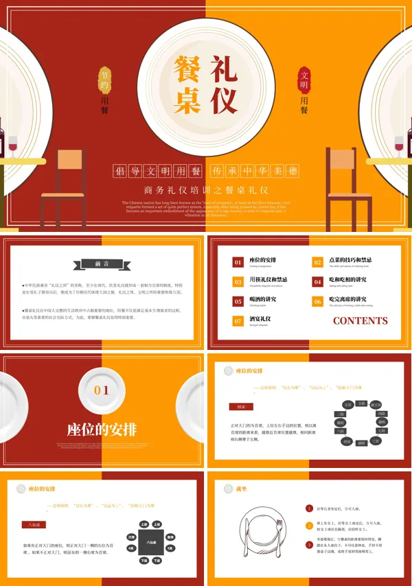 餐桌礼仪PPT课件免费下载