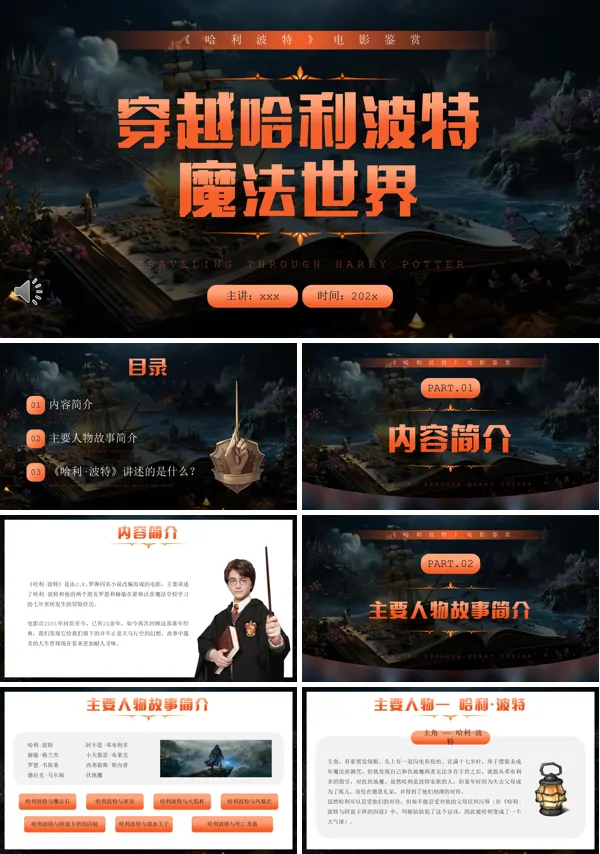 穿越哈利波特魔法世界PPT含讲稿