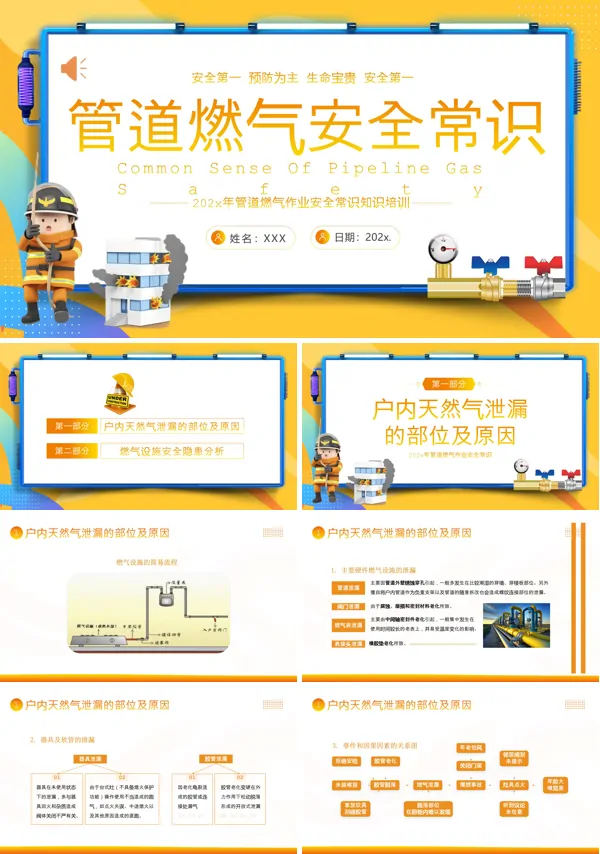 管道燃气安全常识PPT课件含讲稿