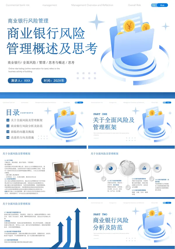 商业银行的风险分析与管理ppt