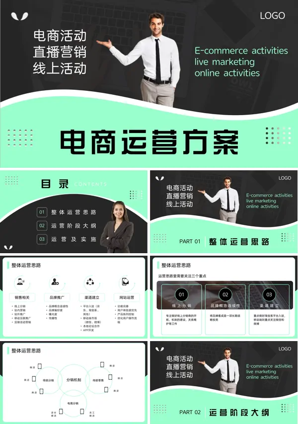 电商营销策划方案PPT